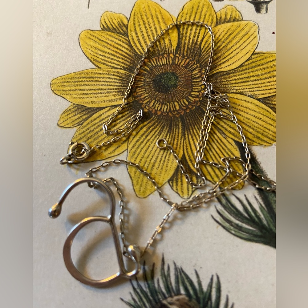 Judi Goldblatt Studio Letter "A" Sterling Silver Charm On 18" Chain